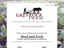 Tablet Screenshot of greyrockfarmcsa.com